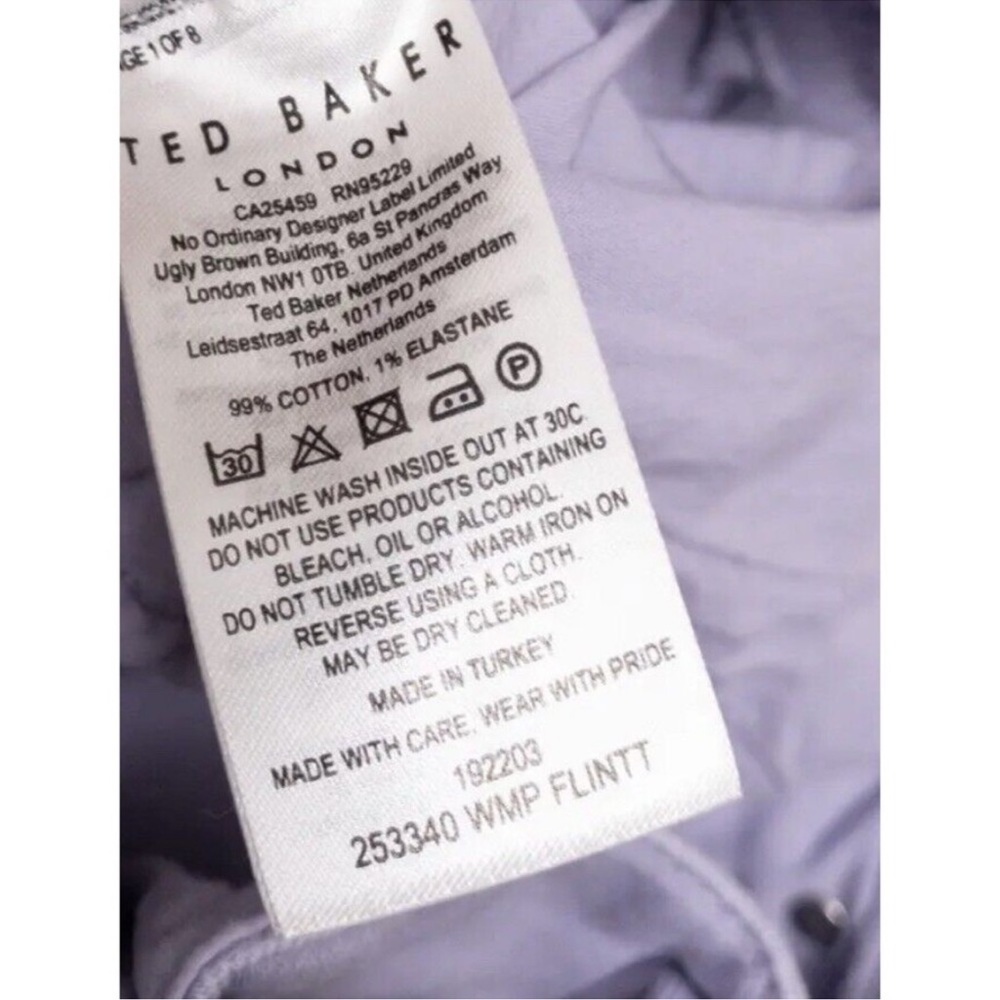Ted Baker Flintt Paperbag Tapered Leg Jeans
Lilac Size 34 NWT - Picture 8 of 13